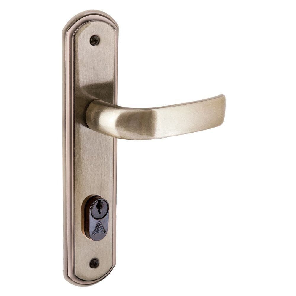 Fechadura Entrada Espelho 5,5cm Latonado Home Aliança