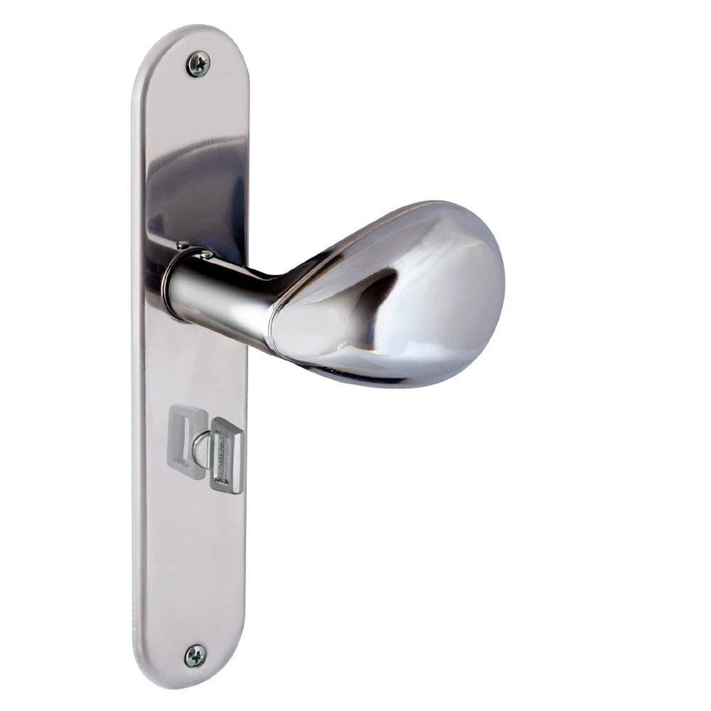 Fechadura Banheiro Inox Polido Taco de Golf Aliança