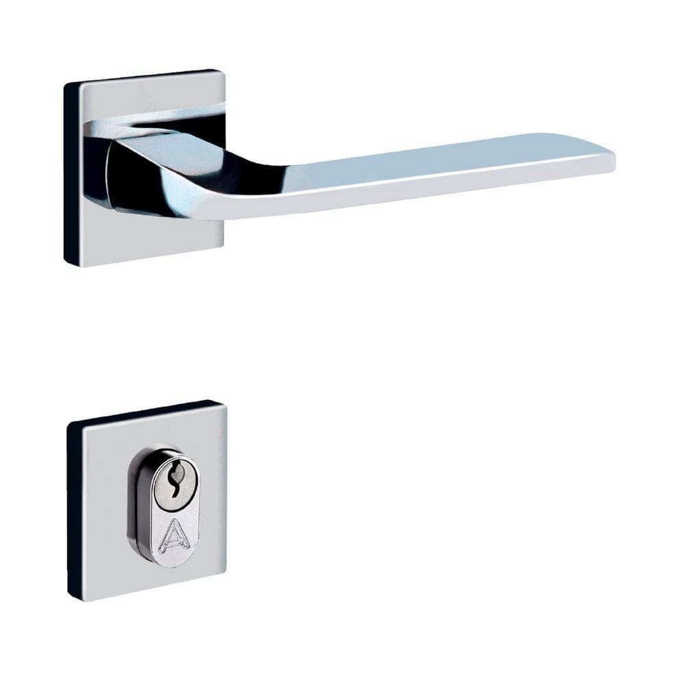 Fechadura Entrada Roseta Cromado Ultra Line