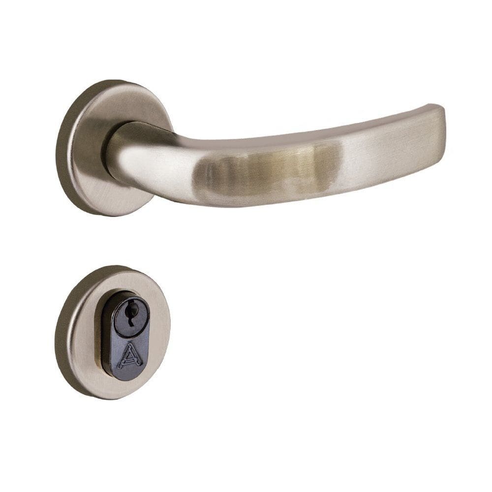 Fechadura Entrada Roseta 4cm Latonado Galaxy Aliança