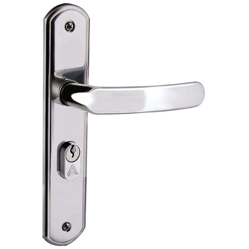 Fechadura Entrada 4cm Polido Inox Premium Aliança