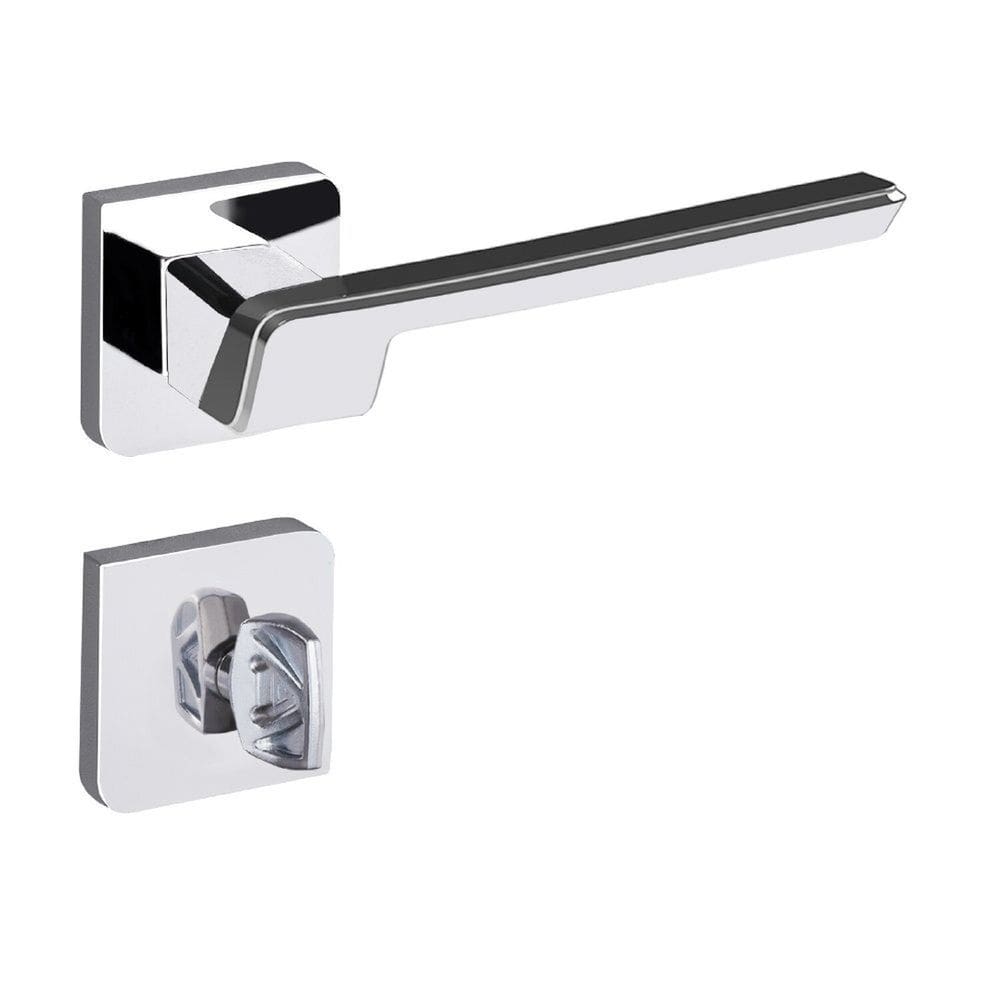 Fechadura Banheiro Roseta S40mm Cromado Vega Aliança