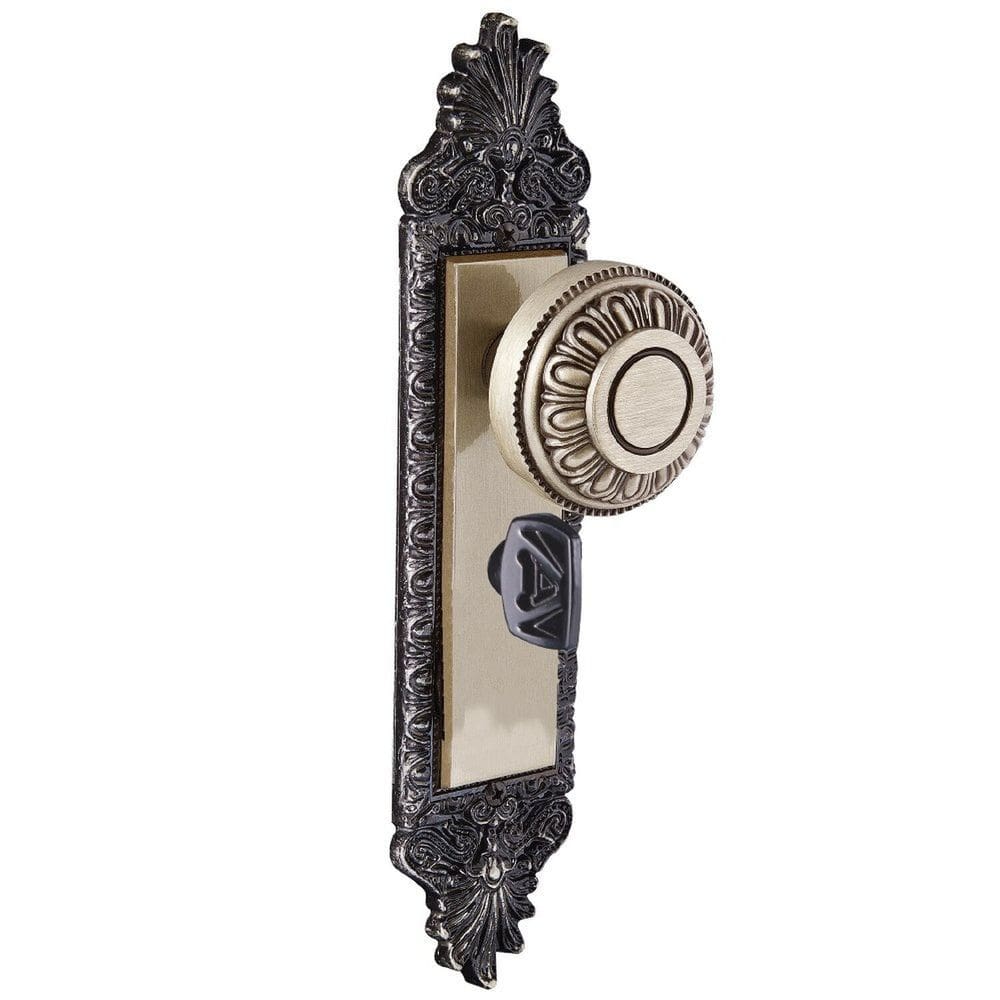 Fechadura Banheiro Bola S40mm Oxidado Colonial Aliança