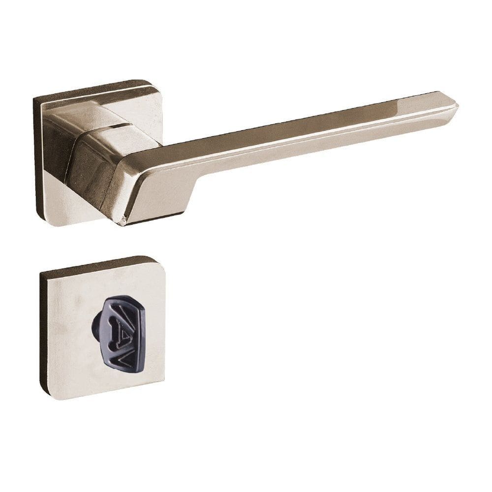 Fechadura Banheiro Roseta S40mm Latonado Vega Aliança