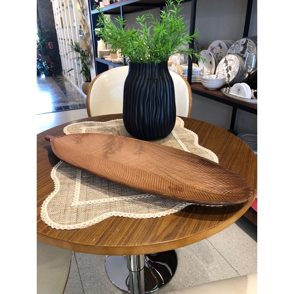 Bandeja Folha 50cm x 18cm Wood