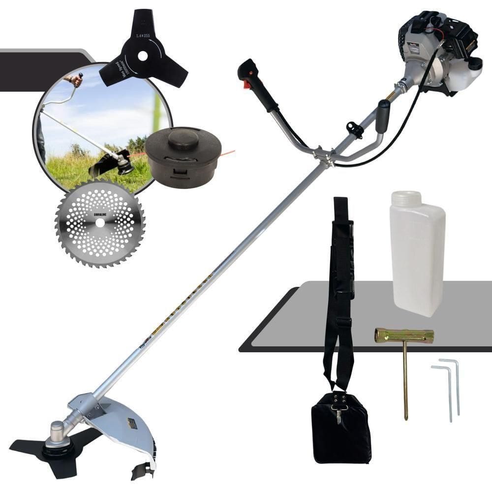 Roçadeira Toyama Tbc43-h 2t 43cc + Carretel + Facas 3p + 40d