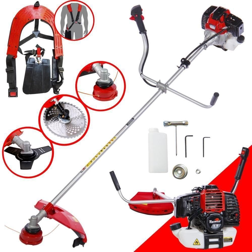 Roçadeira Toyama Rt43l 2t 43cc + Carretel + Facas 3p + 40d