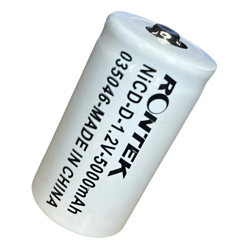 Bateria Recarregável Tamanho D 5000Mah 1,2V Pilha Rontek