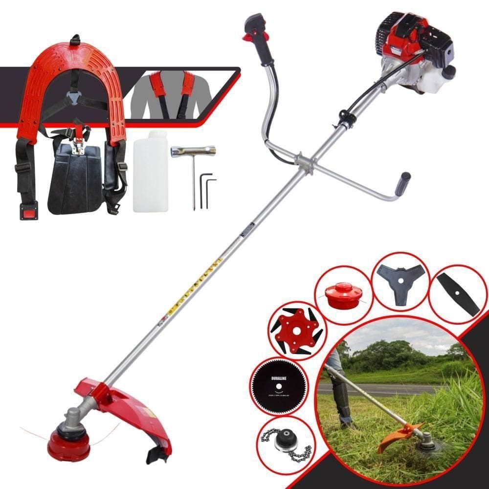 Roçadeira Toyama Rt43l 1,7hp 43cc + Faca 2p 6p 80d E Trimmer