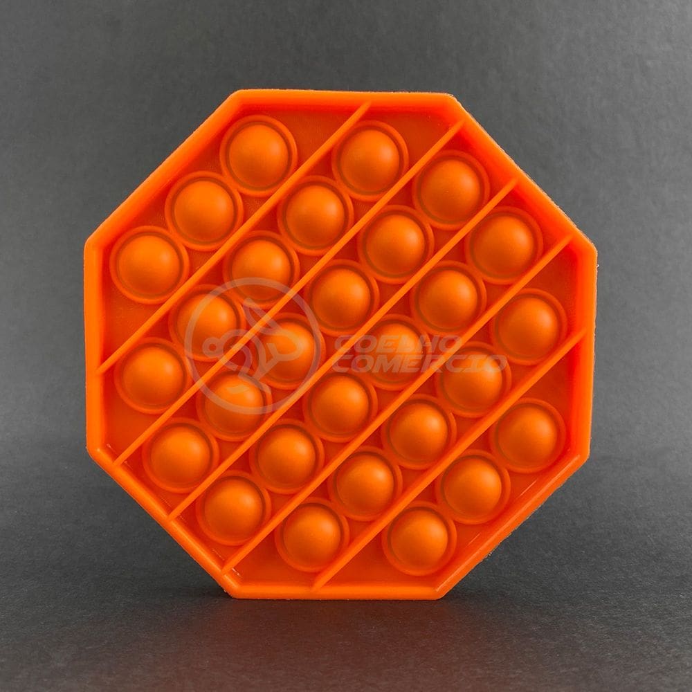 Pop It Octogonal Fidget Toy Brinquedo Silicone Estourar Bolha Sensorial