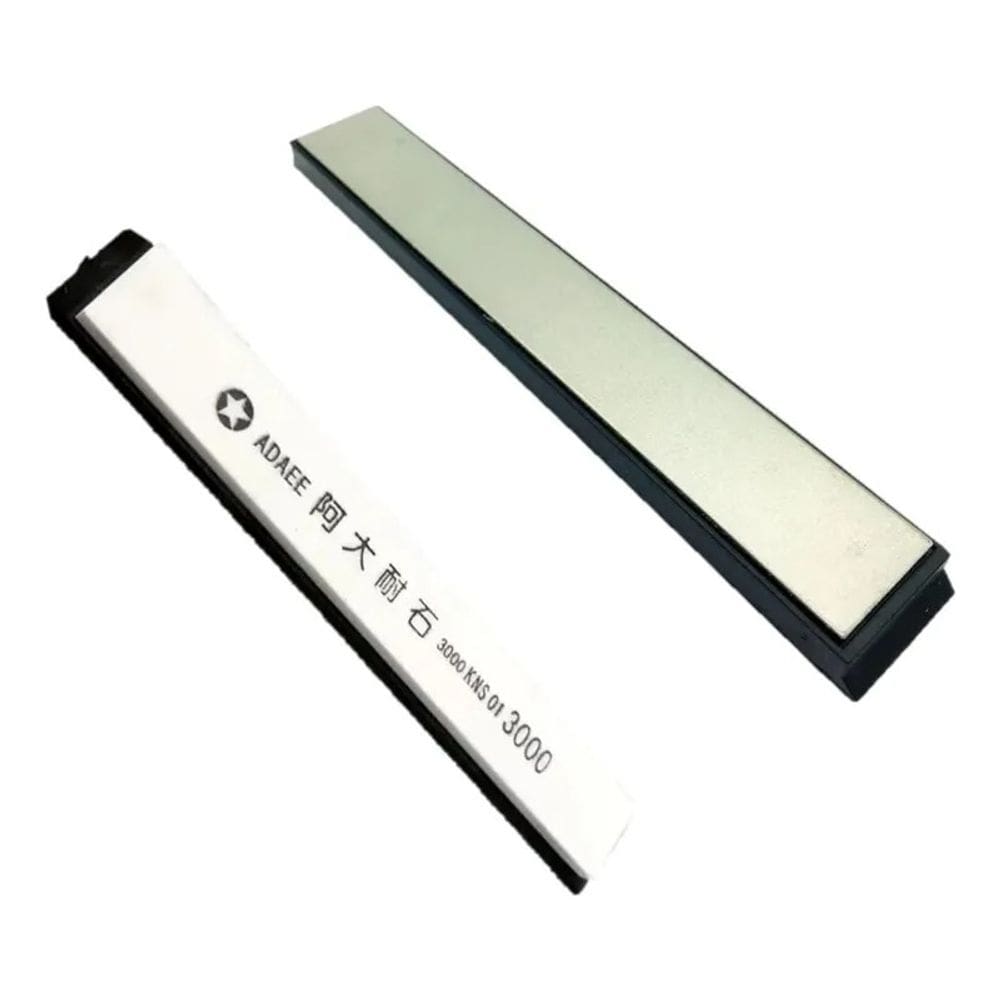 Pedra Afiar Amolar Faca Branca 3000 + 1 Pedra 6R1Nd3 Cinza