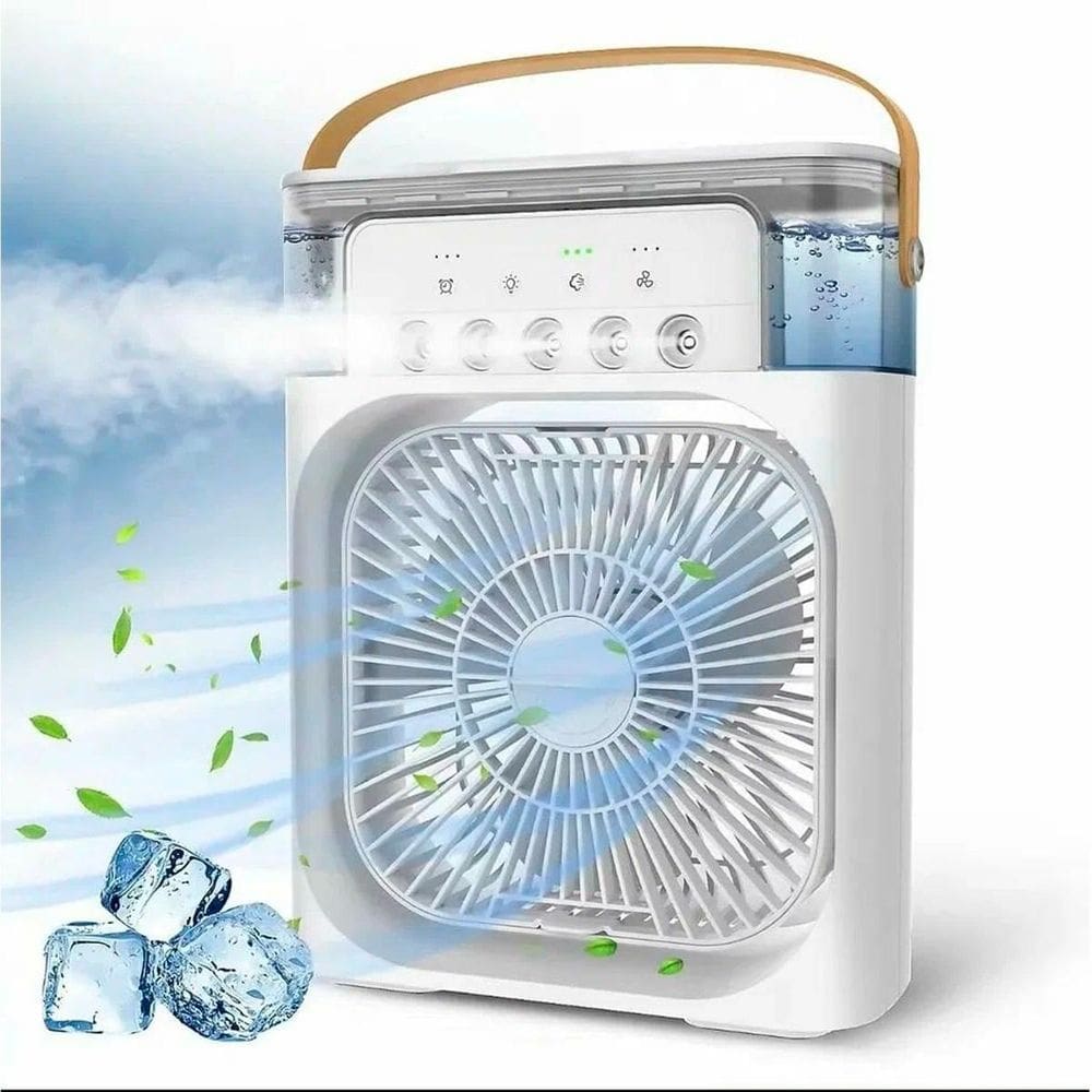 Mini Ventilador Usb Portátil Com Reservatório Água Gelada