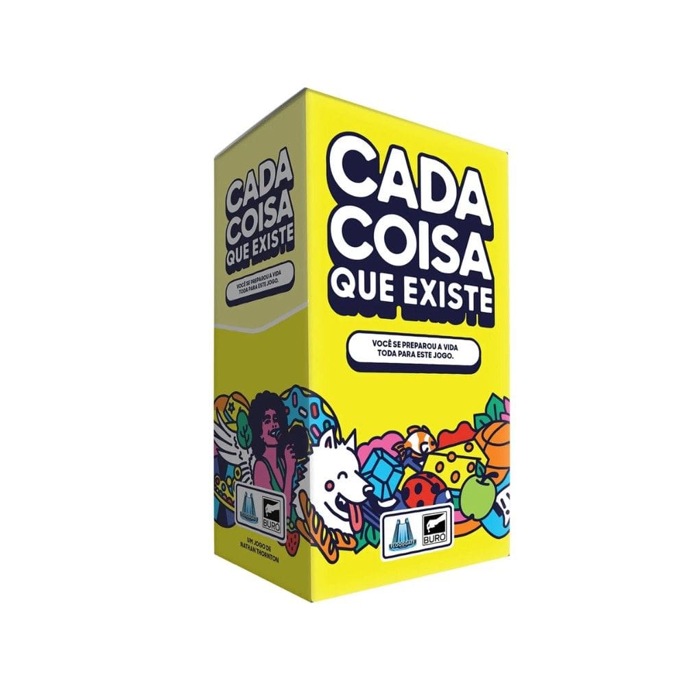 Cada Coisa Que Existe Jogo de Cartas Buró