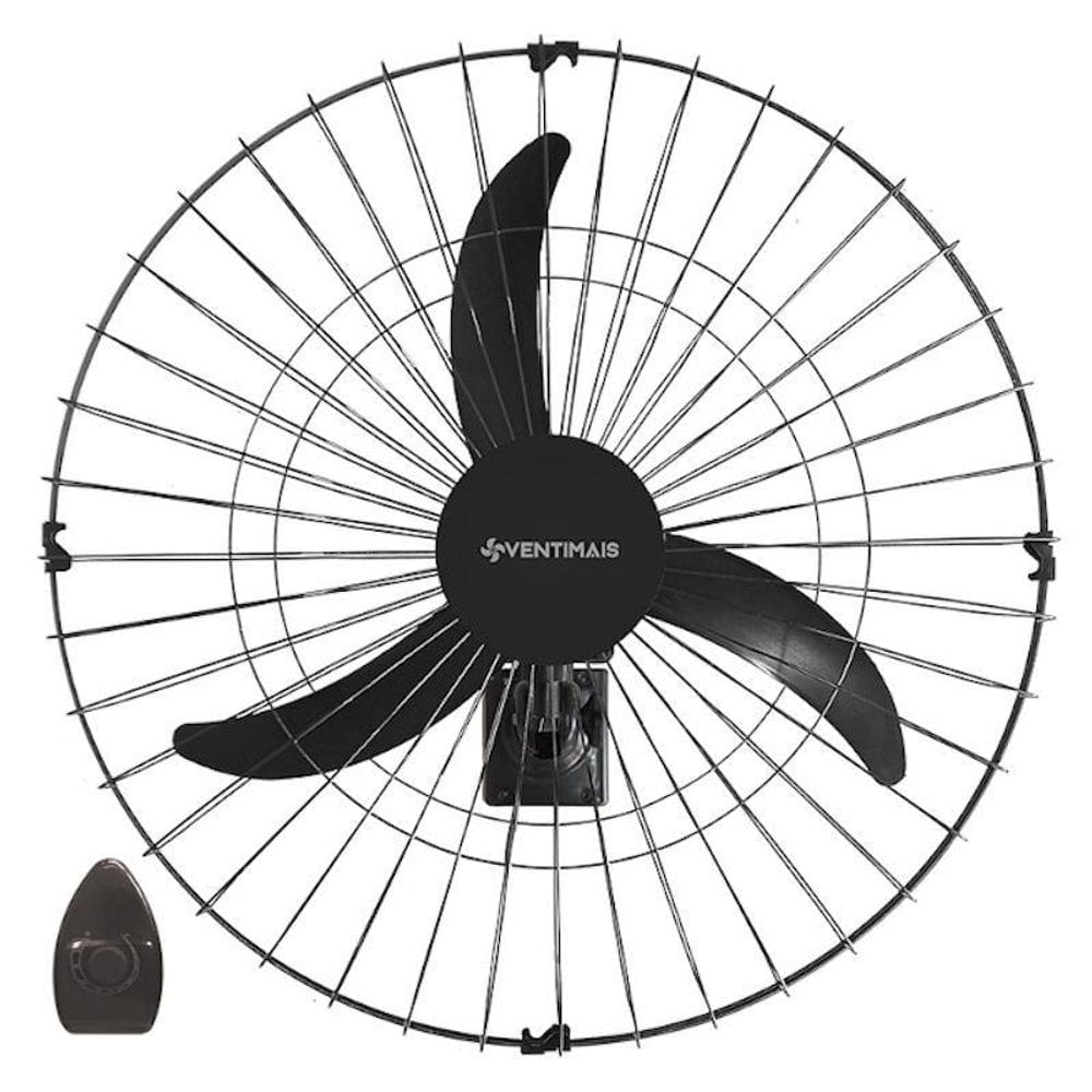 Ventilador Parede Potente Oscilante 60Cm Pt Light 147W 127V
