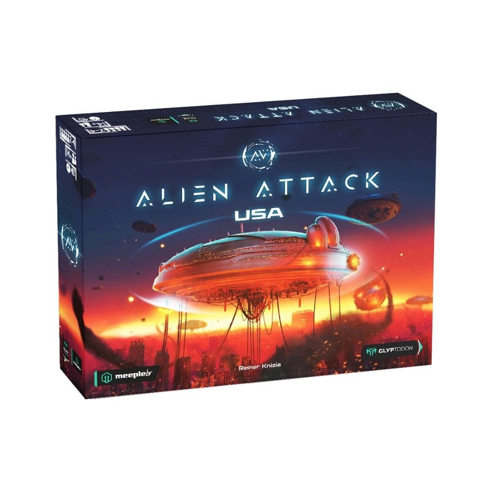 Alien Attack USA Jogo de Tabuleiro MeepleBR
