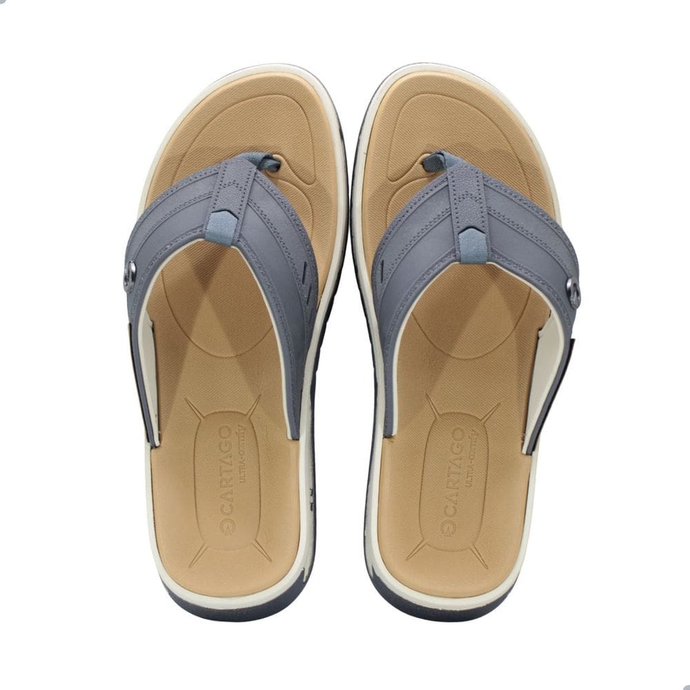 Chinelo Cartago 12503 Cairo Bege/Basalto/Castor