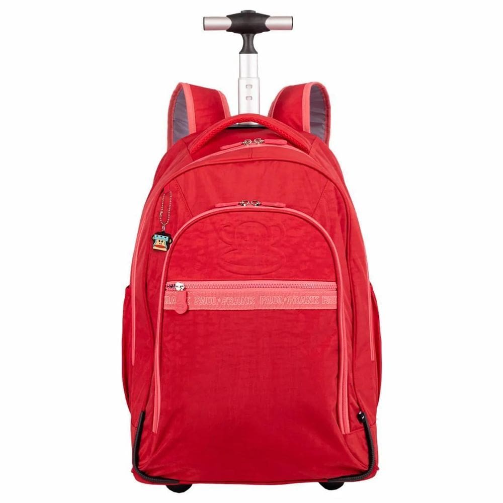 Mochila Carrinho Paul Frank Classics Vermelho - Cereja