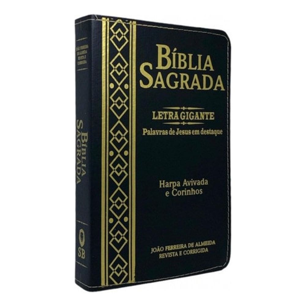 Bíblia Pentecostal Batista Assembleia De Deus Letra Gigante Luxo C/ Harpa E Corinhos Índice Palavra De Jesus Em Vermelho