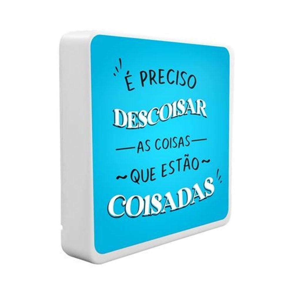 Luminária Slim Usb Com Luz Difusa Para Decoração E Leitura