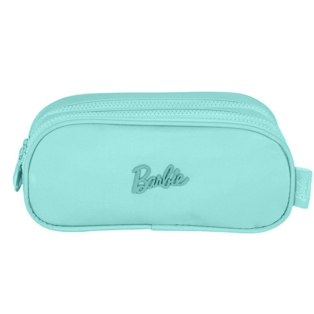 Estojo Escolar 3 Compartimentos Premium Barbie