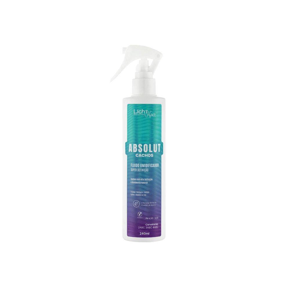 Fluido Umidificador Absolut Cachos 240Ml - Light Hair
