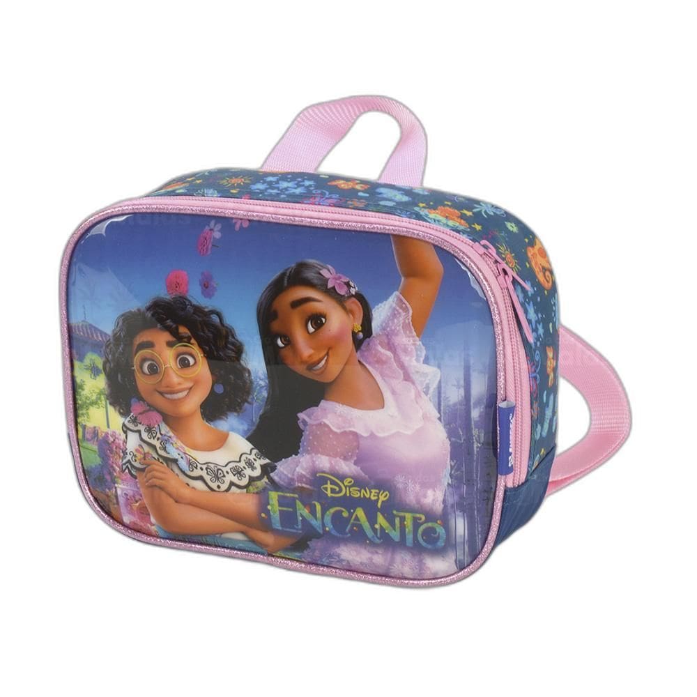 Lancheira Térmica Escolar Infantil Encantada Disney Luxcel
