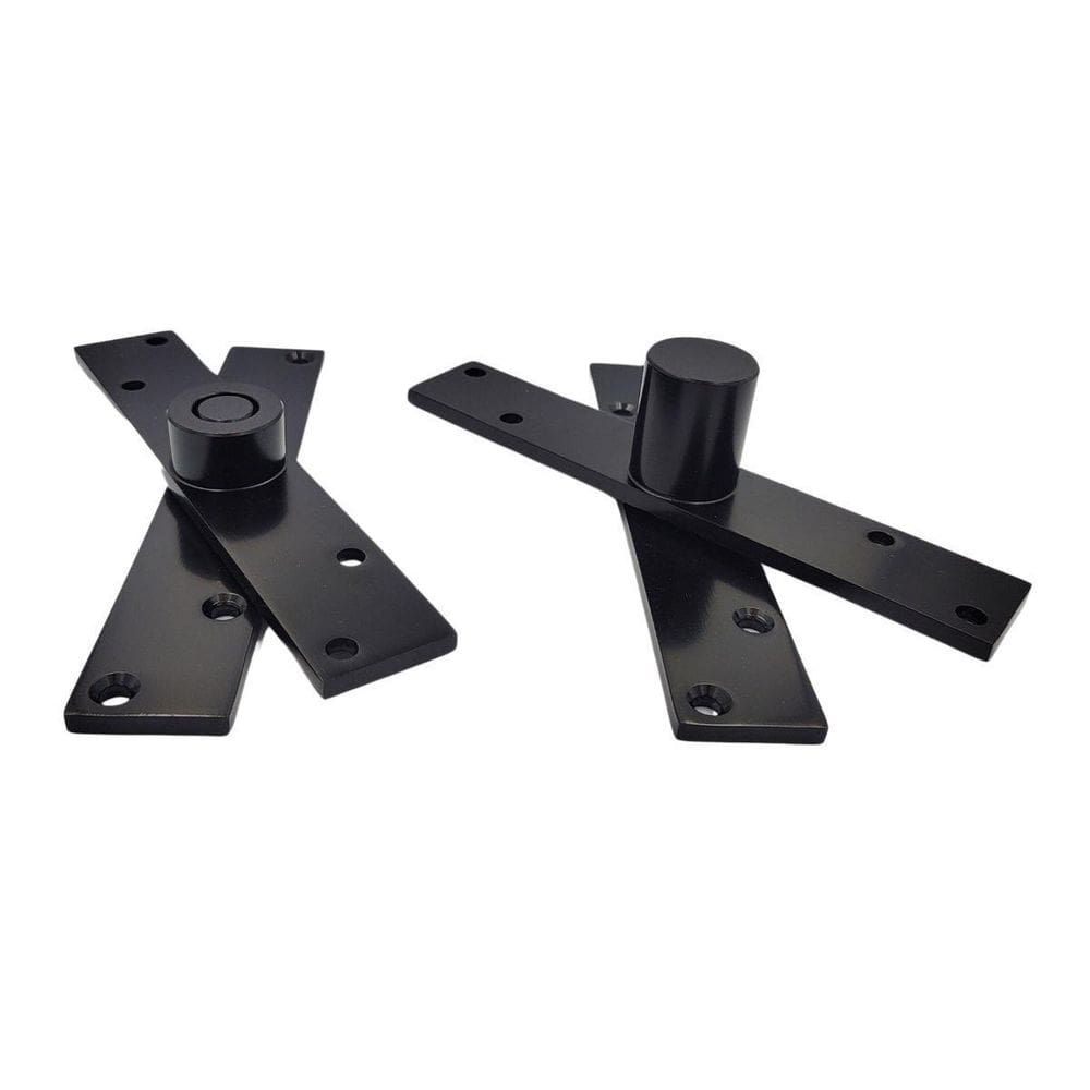 Dobradiça Pino Porta Pivotante Inox 304 Preto Até 450 Kg