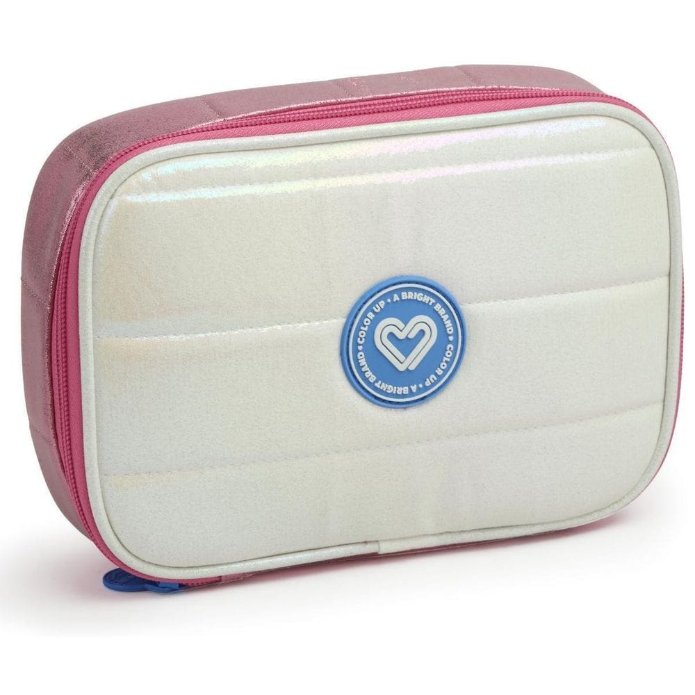 Estojo Box Color Up Metalizado Feminino Juvenil Escolar