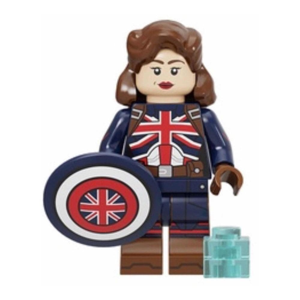 Boneco Blocos De Montar Peggy Carter Capitão América