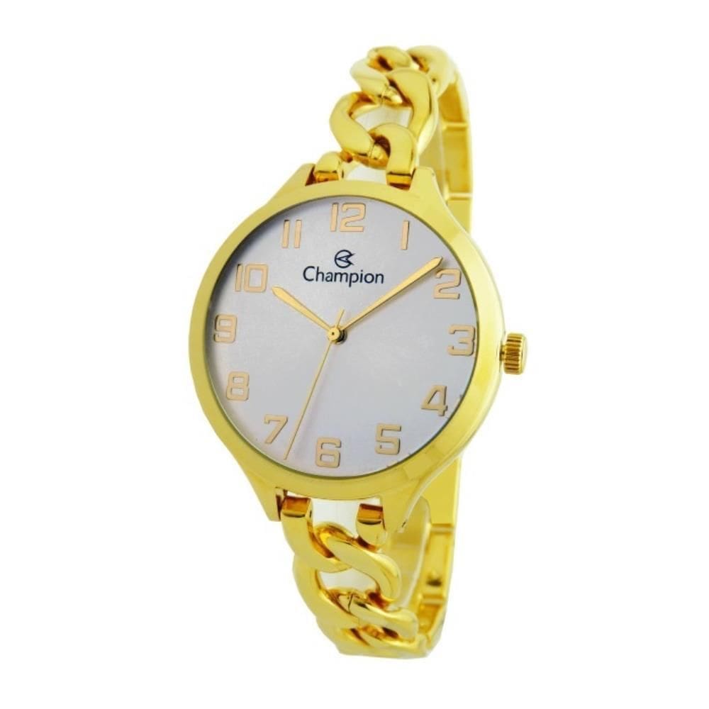 Relógio Champion Feminino Ref: Cn21407H Bracelete Dourado