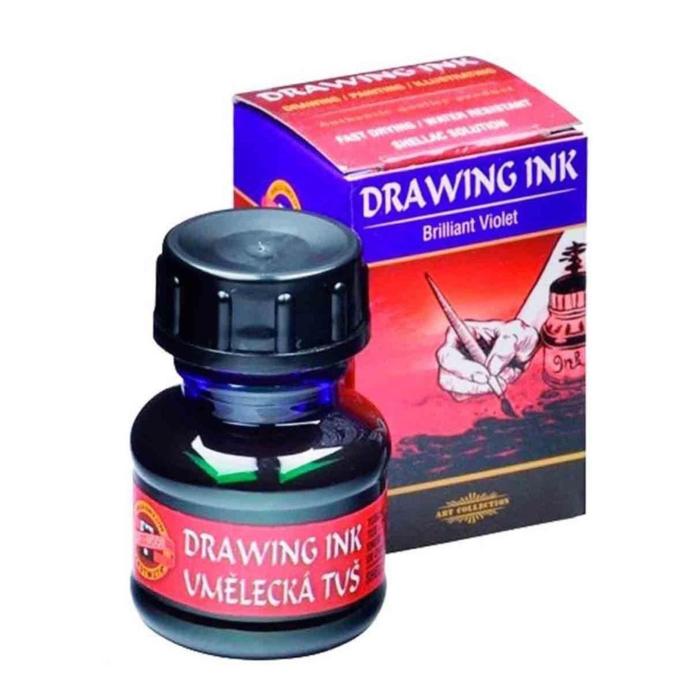 Tinta Nanquim Alta Pigment Koh-I-Noor 20G Brilliant Violet