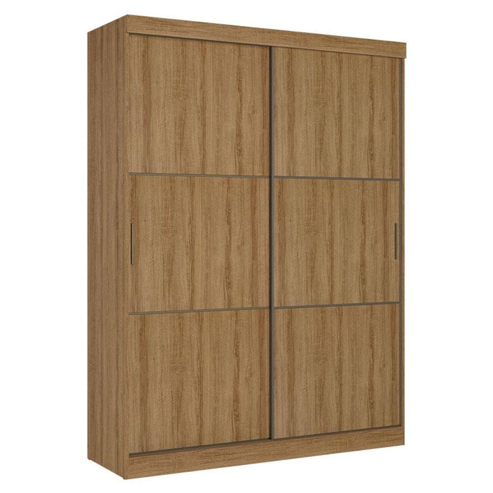 Guarda Roupa Casal Comfort 2 Portas Almendra Acetinado - THB