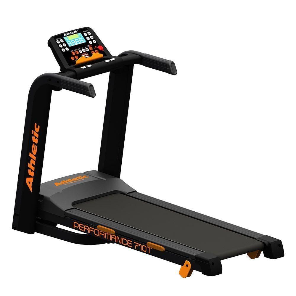 Esteira Elétrica Athletic Performance 710t 16km/h 130kg Dobrável Inclinação Eletrônica 25 Programas 220V