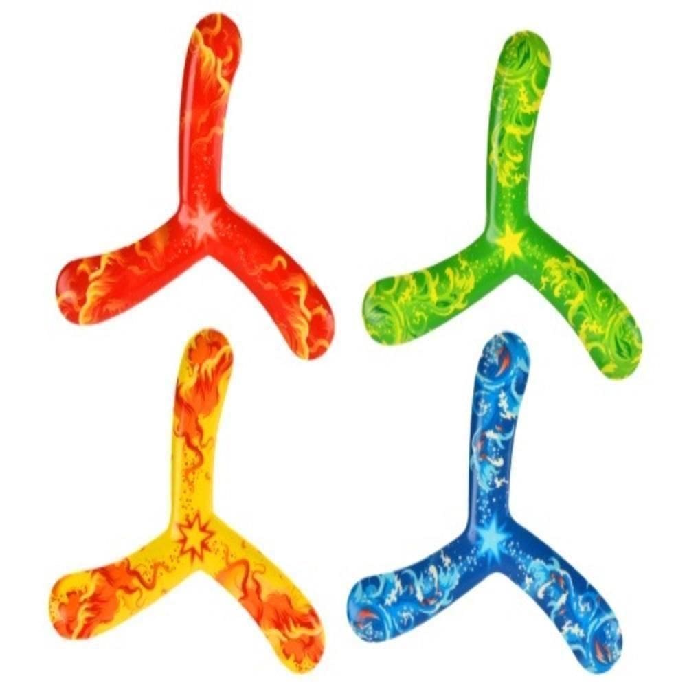 Bumerangue Tradicional Boomerang Adulto Infantil Vai E Volta Disco Voador Praia Campo Ambidestro Colors
