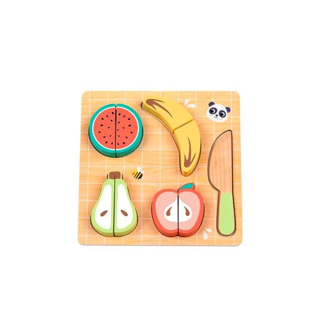 Brinquedo Didático Cortando Alimento Frutas 10 Peças