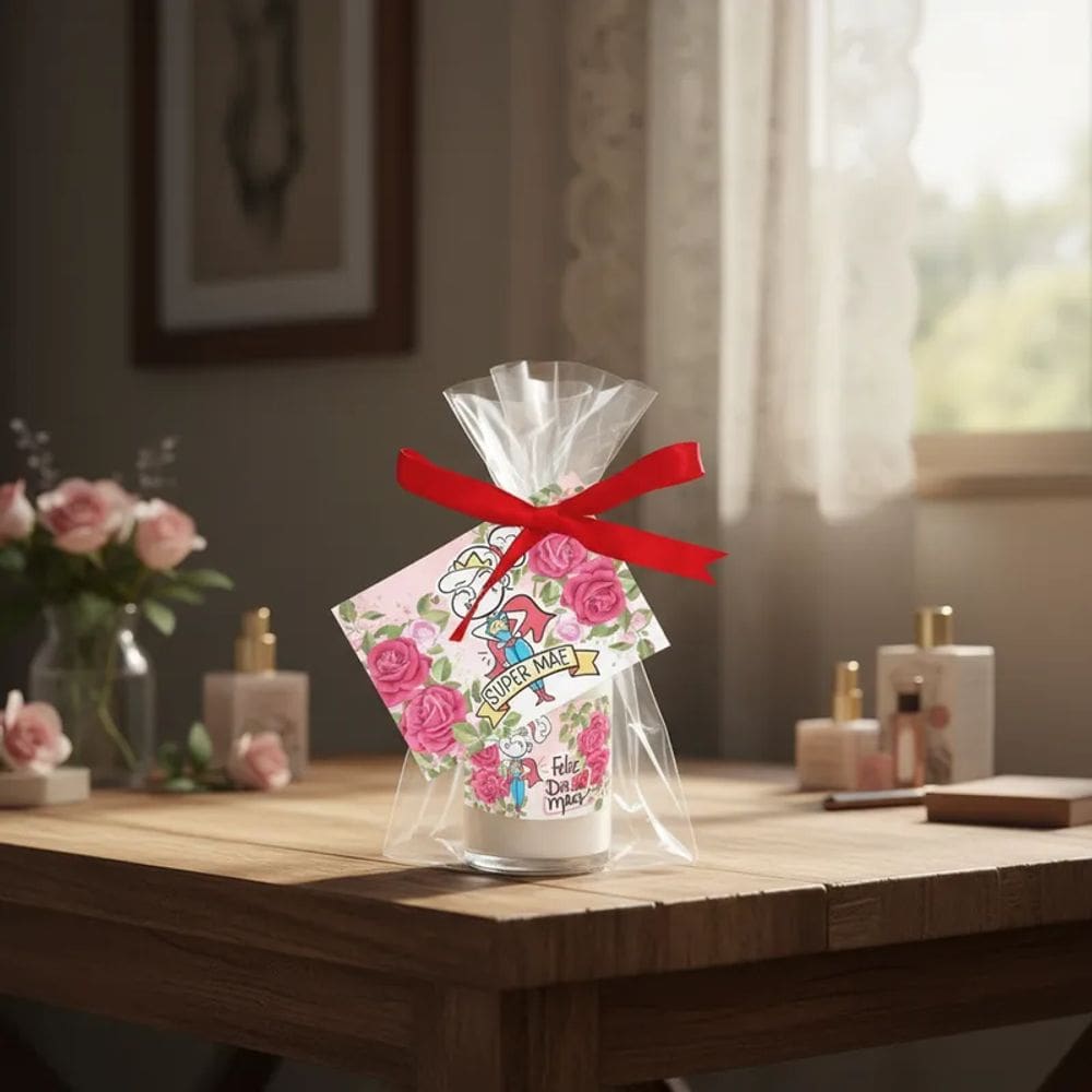 Kit 50 Lembrancinhas Dia das Mães Mini Hidratante Mimo