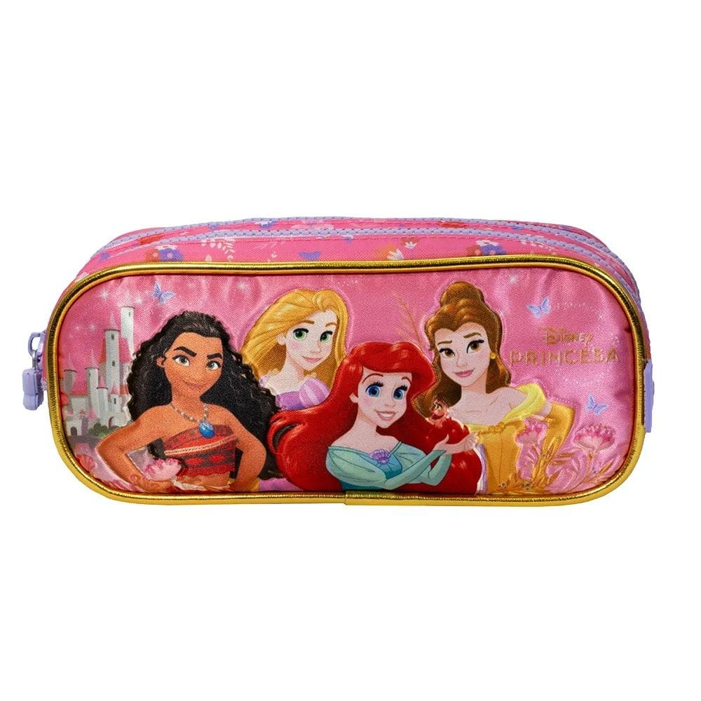 Estojo Princesas Disney – Um Toque de Realeza na Hora do Lanche!