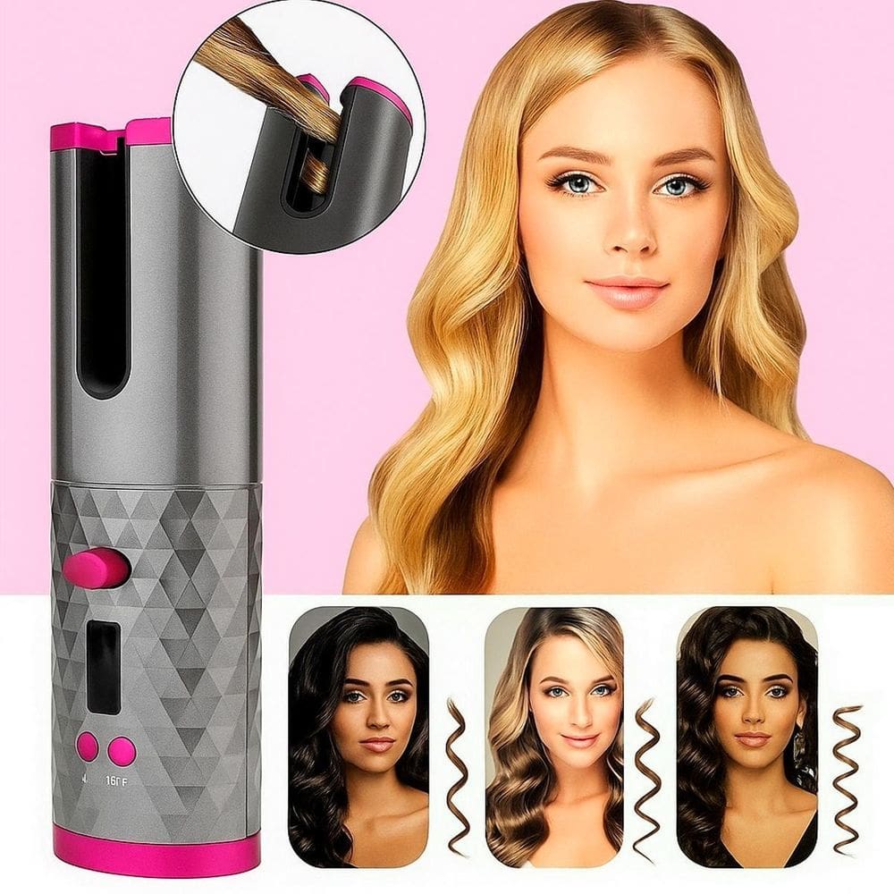 Modelador De Cachos Automático Para Cabelo Fino