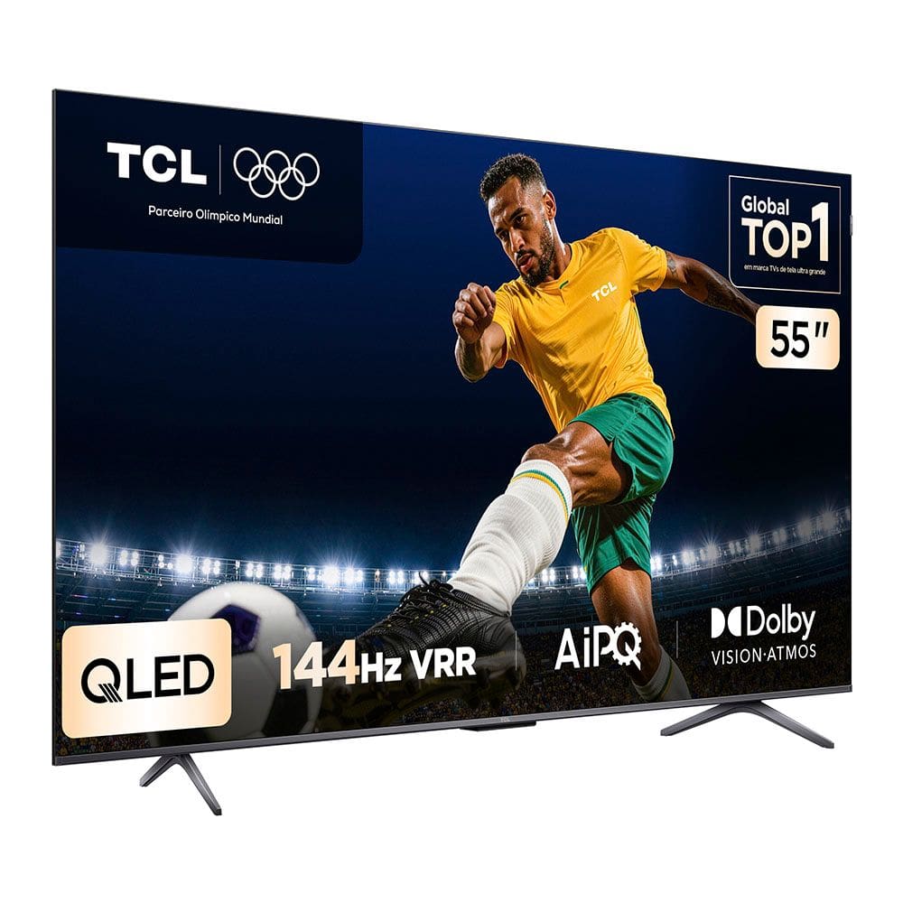 Smart TV TCL 55 Polegadas QLED | Casas Bahia
