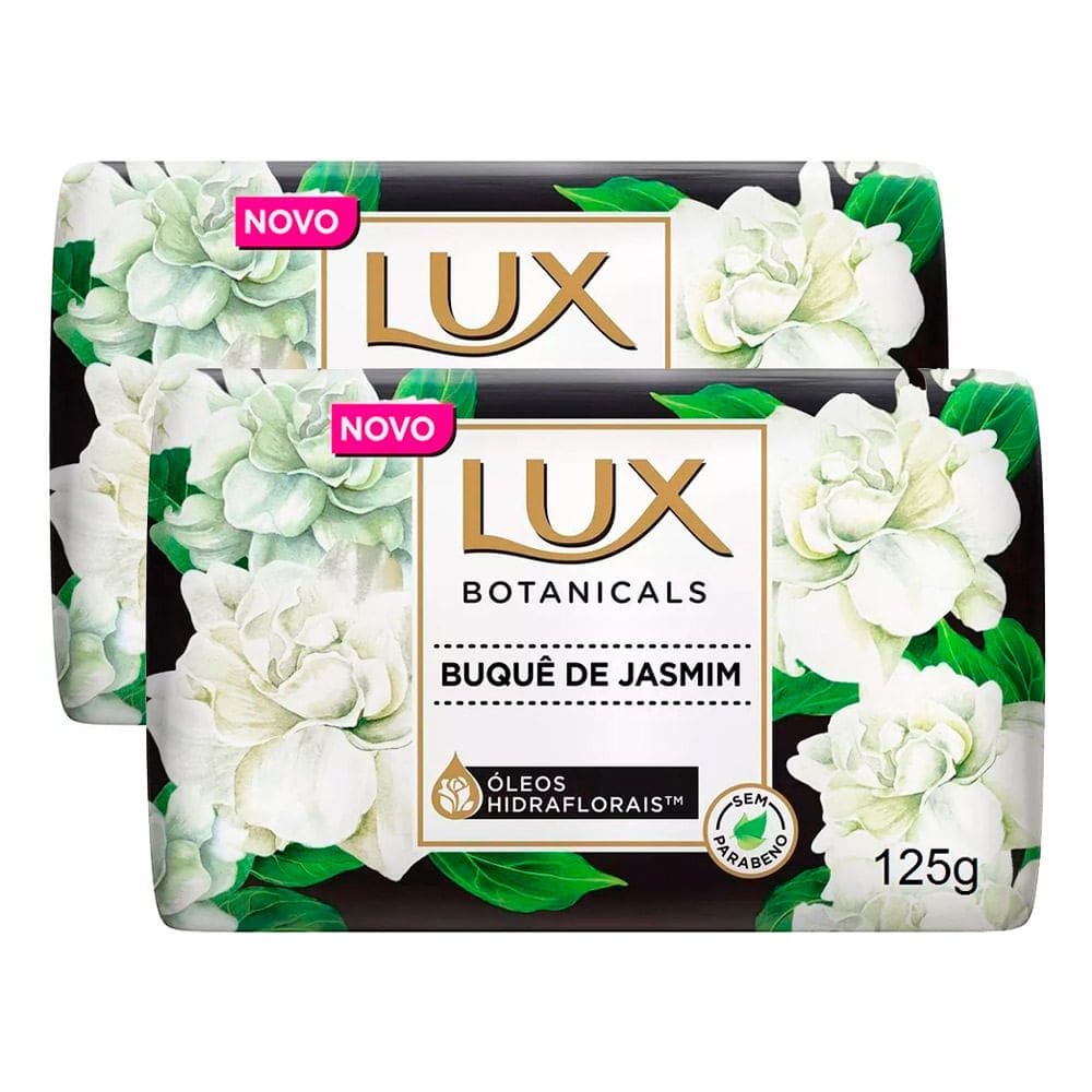 Sabonete em Barra Lux Botanicals Buquê de Jasmim 125g  Kit com duas unidades