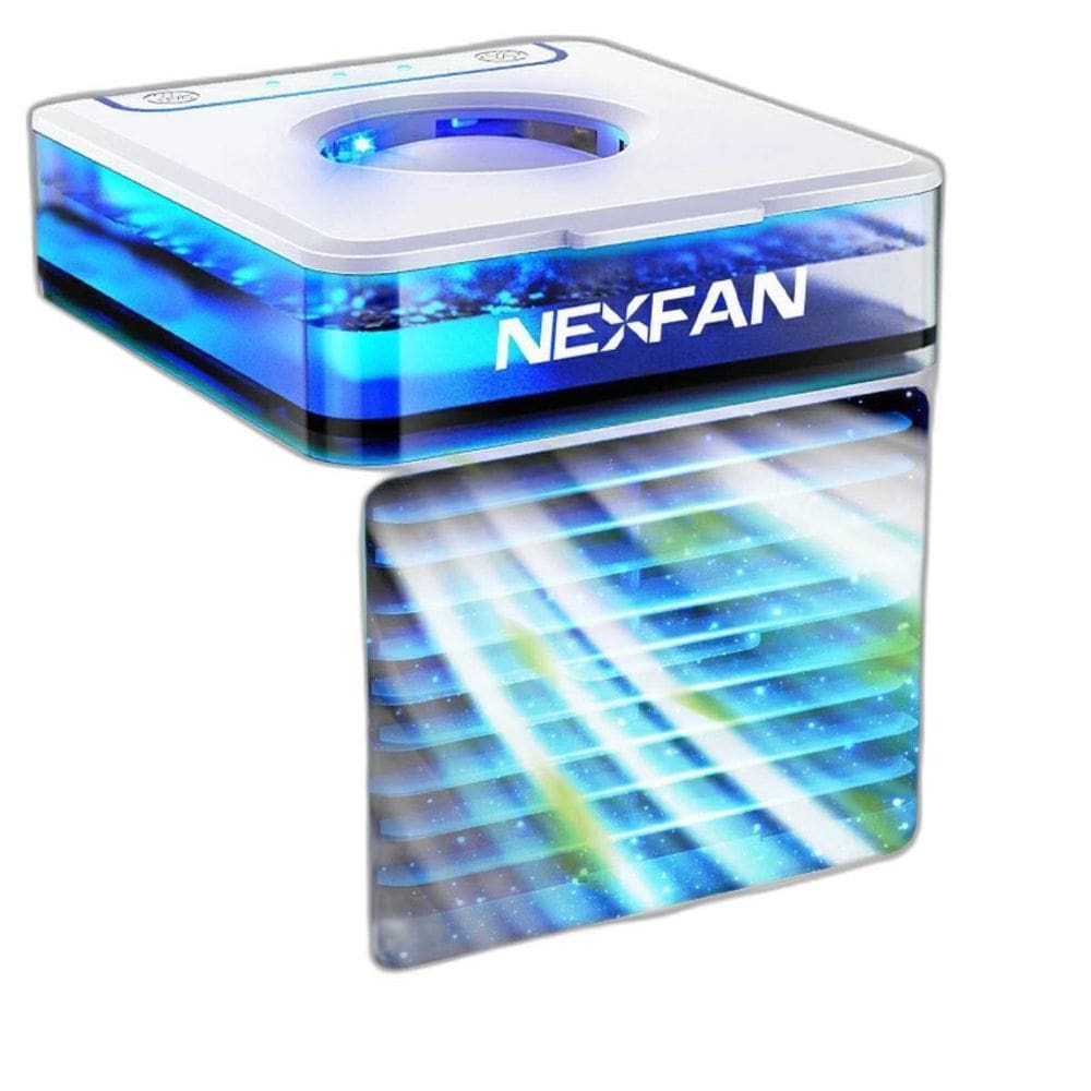 Mini Ar Condicionado Led Mesa Ultra Air Cooler Portátil Ice