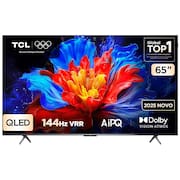 Smart TV TCL 65 Polegadas QLED 4K P8K WiFi Bluetooth Google TV 144Hz HDR10+ Dolby Atmos Vision 65P8K