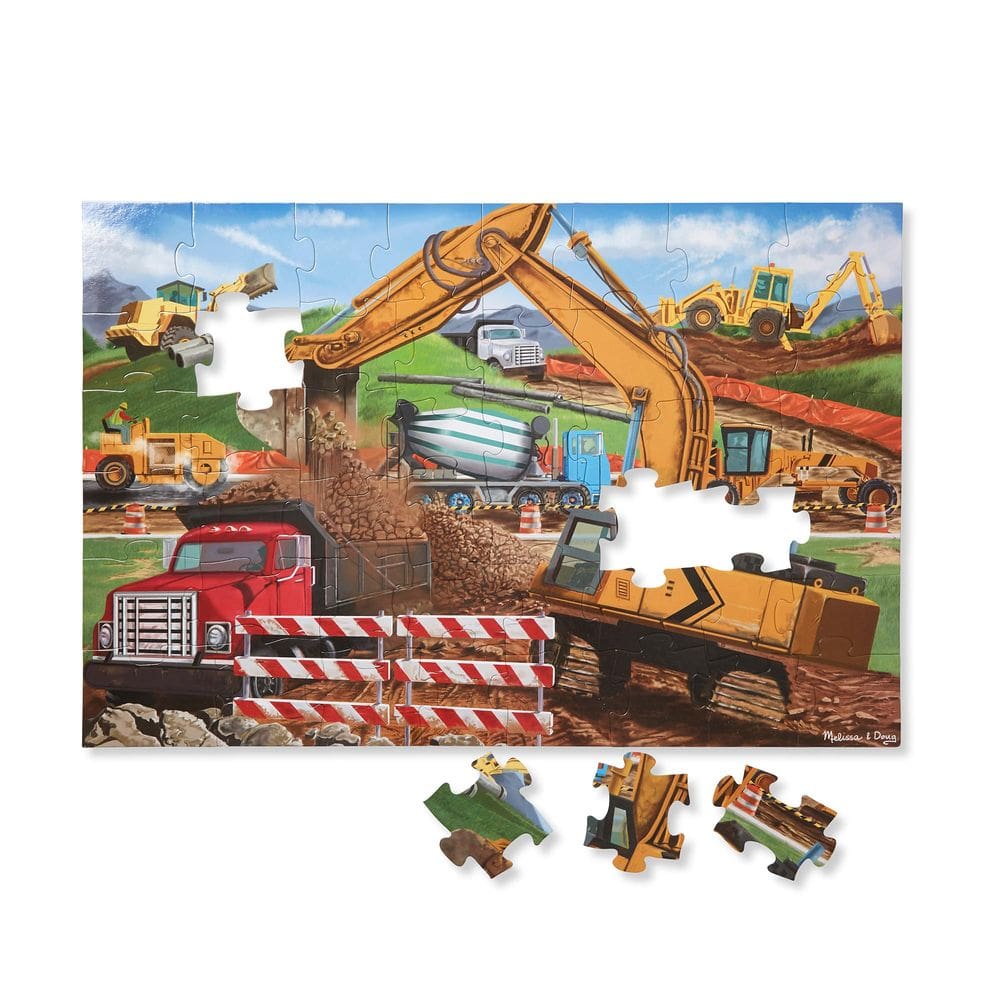 Quebra-cabeça Melissa & Doug Building Site Jumbo 48 peças