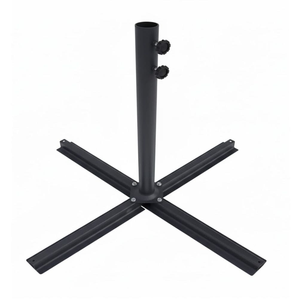 Kit Suporte Base Cruz + Haste Central Reposição Ombrelone Lateral 3m 2,7m 2,5m - AMZ