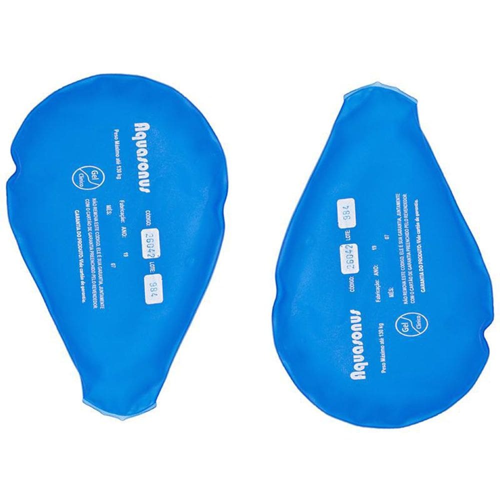 Almofada Ortopédica De Gel Anti-Escaras Kit Com 2 Unidades