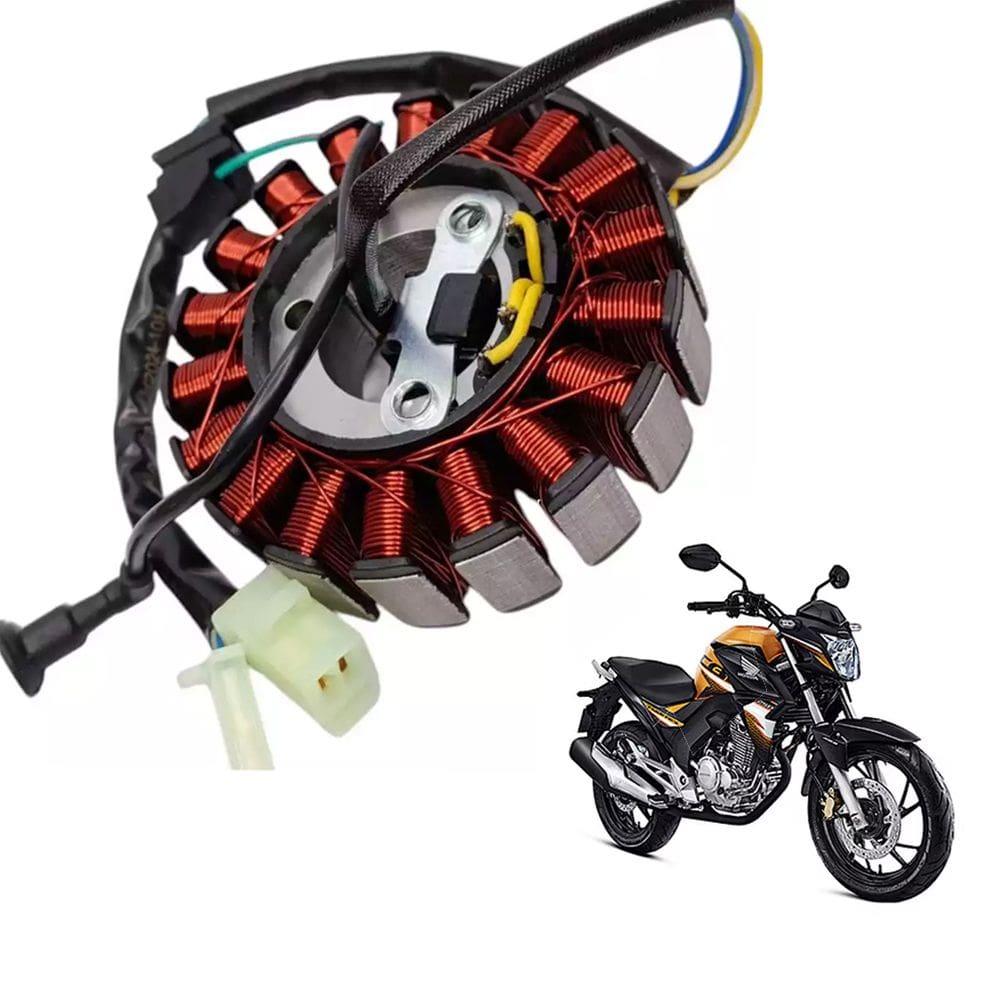 Estator Completo 18 Bobinas CB250F Twister 2016 à 2020