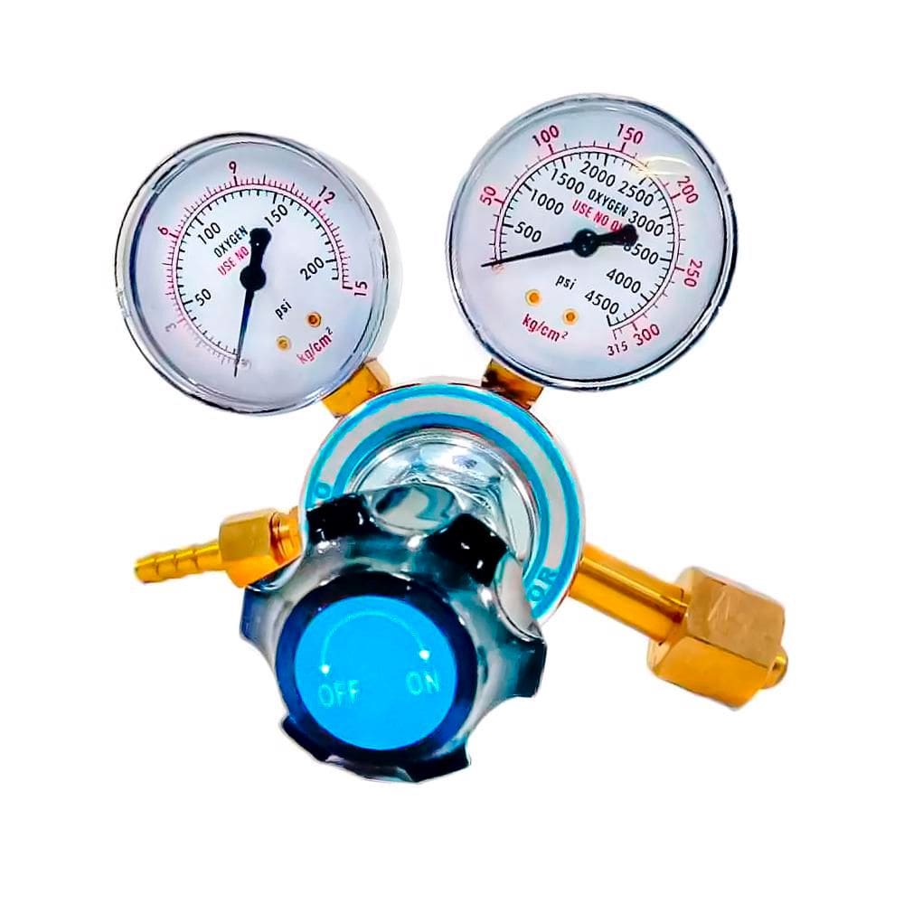 Regulador de Oxigênio com 2 Manômetros - Ômega 00795