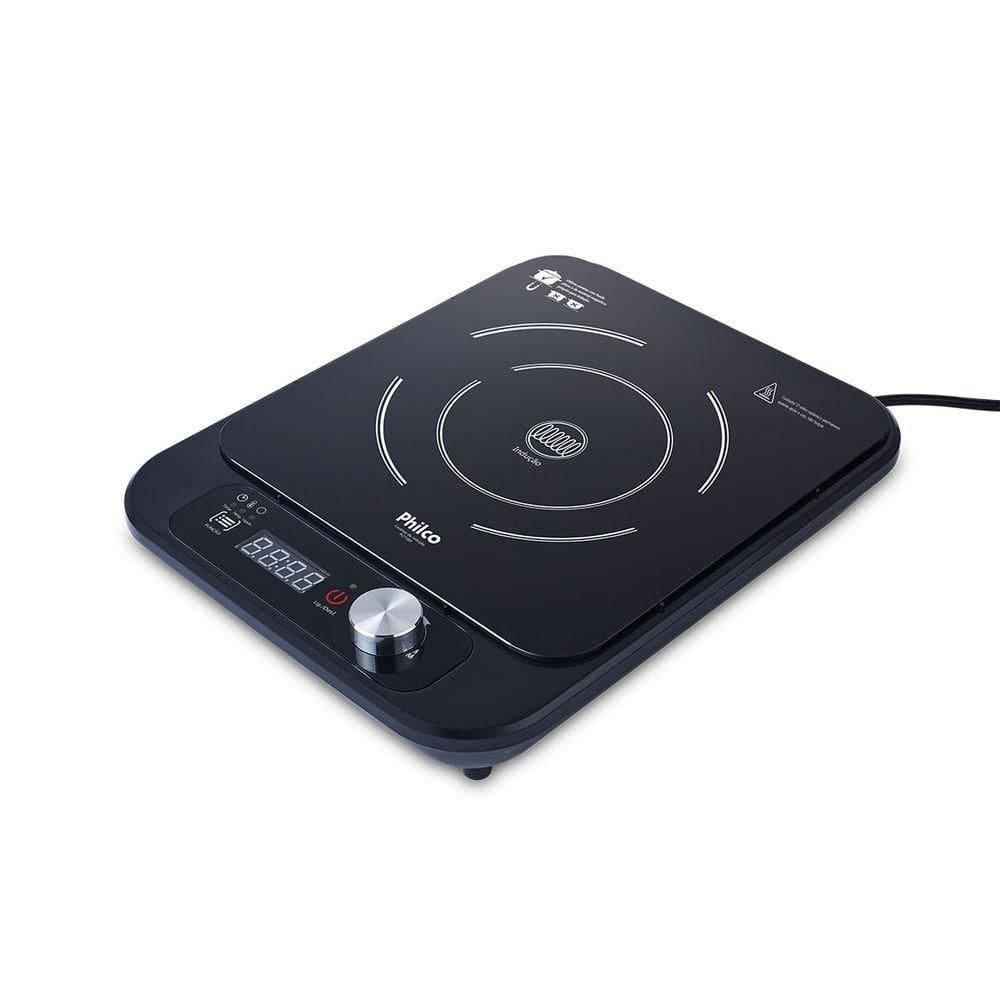 Cooktop de Indução Philco PCT10IP Digital Portátil 8 Níveis Timer 110V