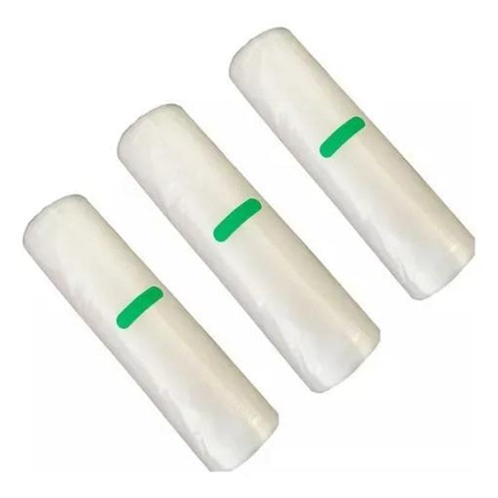 2X 3 Rolo Plástico Embaladora Alimentos Elétrica 30Cm Top Co