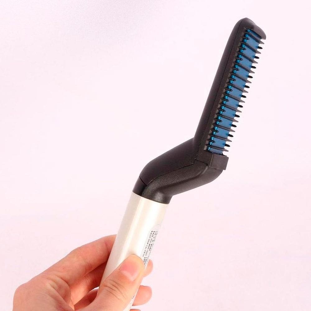 Pente Eletrico Pratico Para Alisar Barba E Cabelo Bivolt